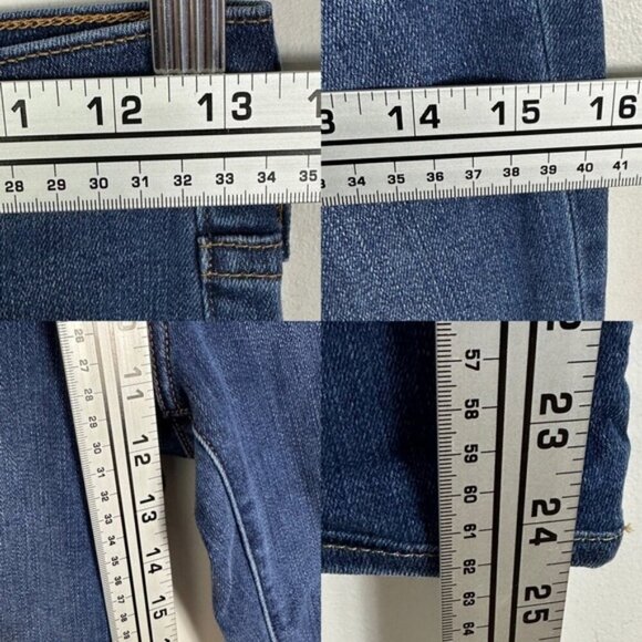 Aritzia Denim Forum The Lola High Rise Skinny Jeans Size 27 Lyocell Stretch Blue - Picture 15 of 15
